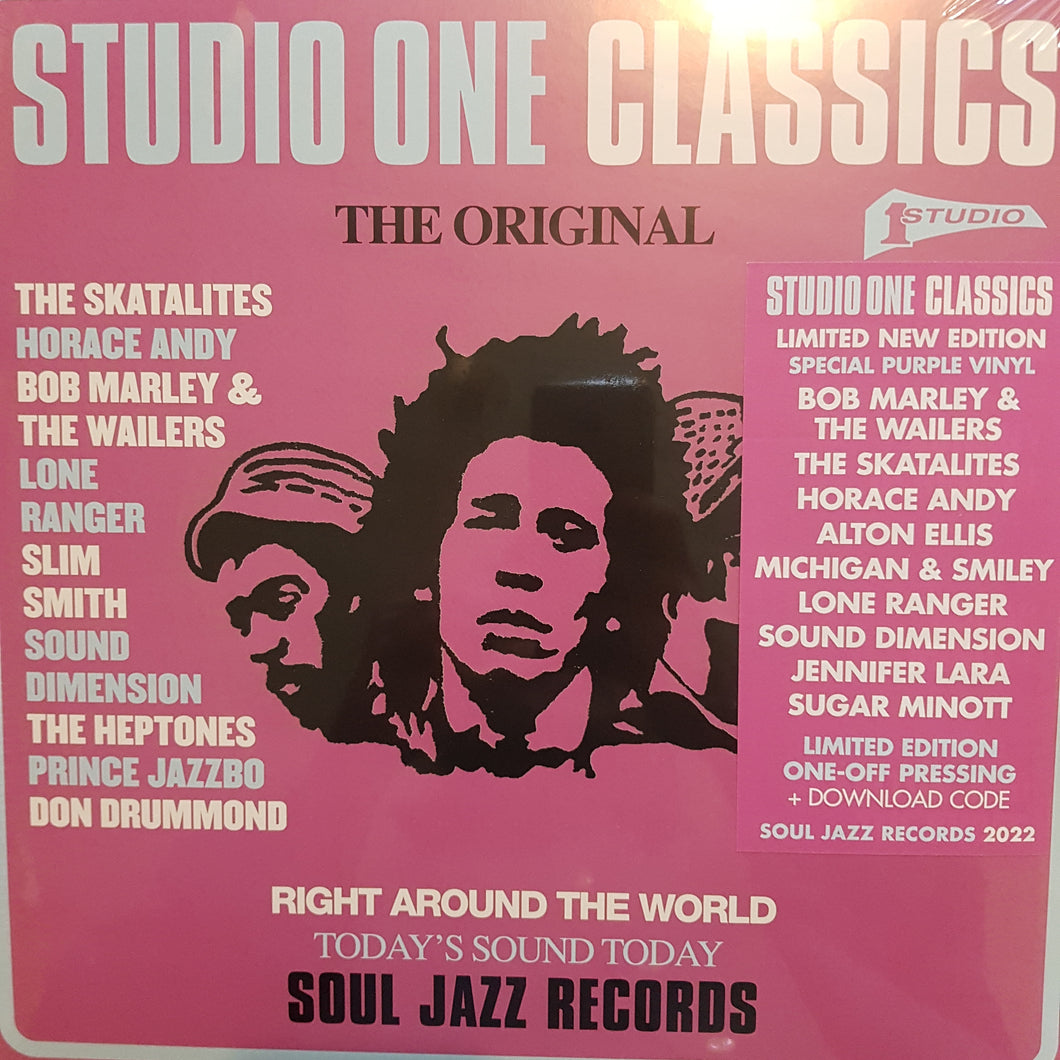 VARIOUS ARTISTS - SOUL JAZZ RECORDS PRESENTS: STUDIO ONE CLASSICS (PURPLE COLOURED) (2LP) VINYL JUNE RSD 2022