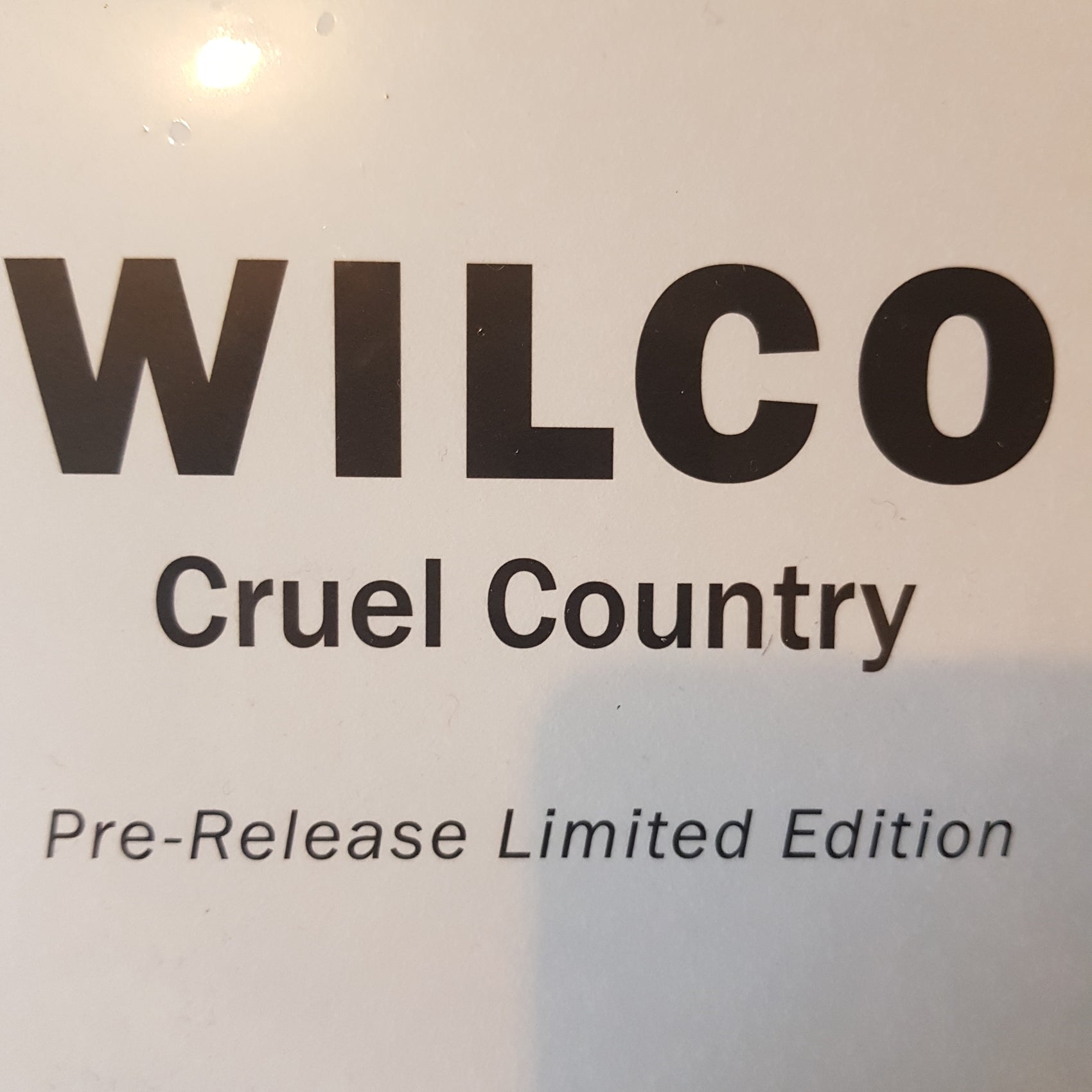WILCO - CRUEL COUNTRY CD JUNE RSD 2022