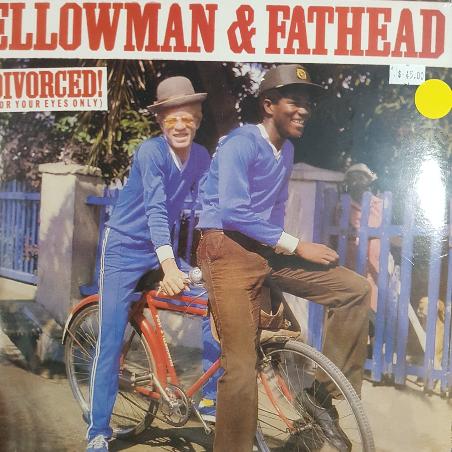 YELLOWMAN AND FATHEAD- DIVORCED (FOR YOUR EYES ONLY) VINYL
