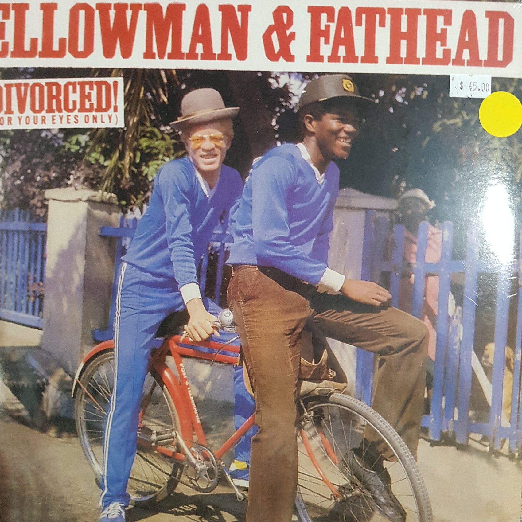 YELLOWMAN AND FATHEAD- DIVORCED (FOR YOUR EYES ONLY) VINYL