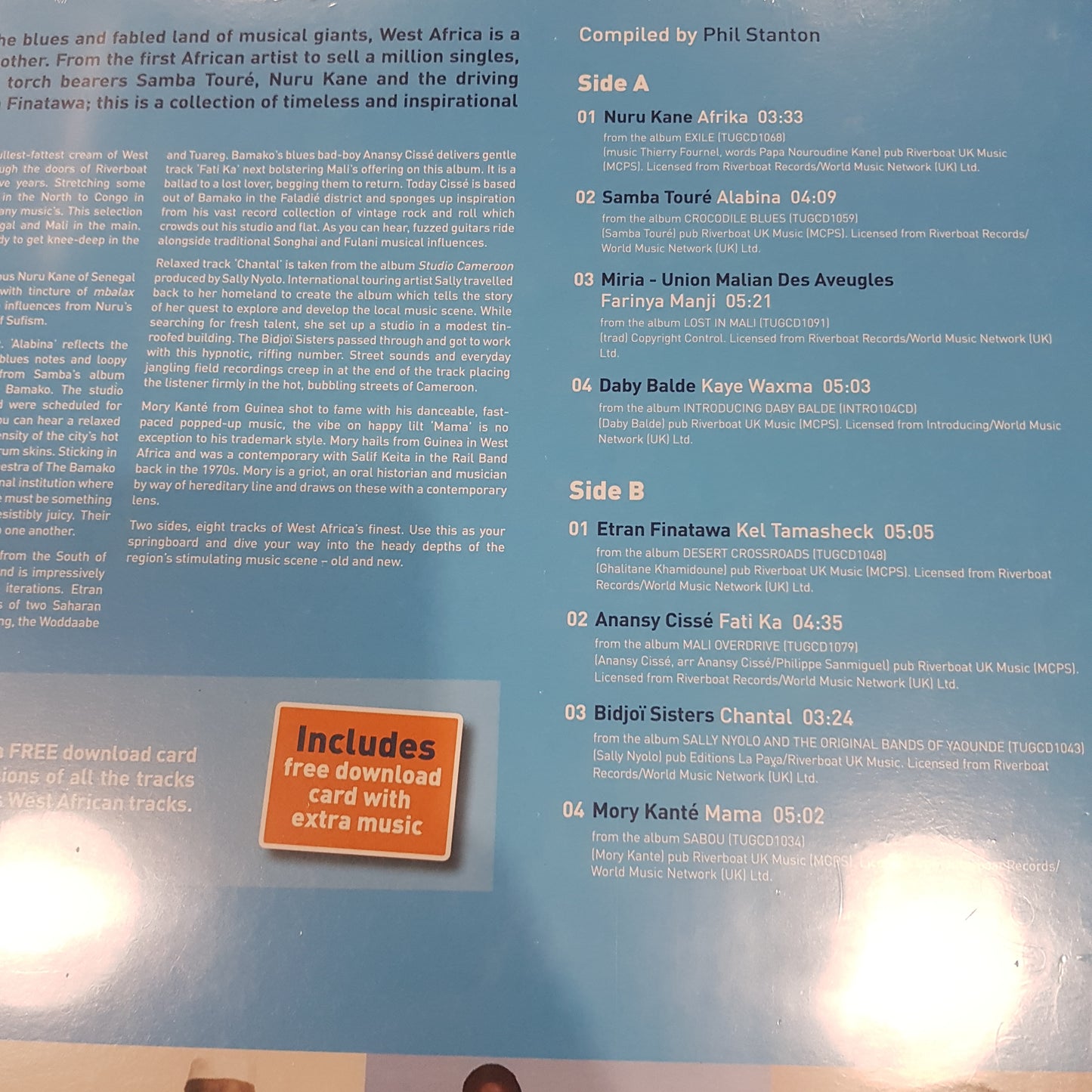 VARIOUS - THE ROUGH GUIDE TO THE MUSIC OF WEST AFRICA VINYL