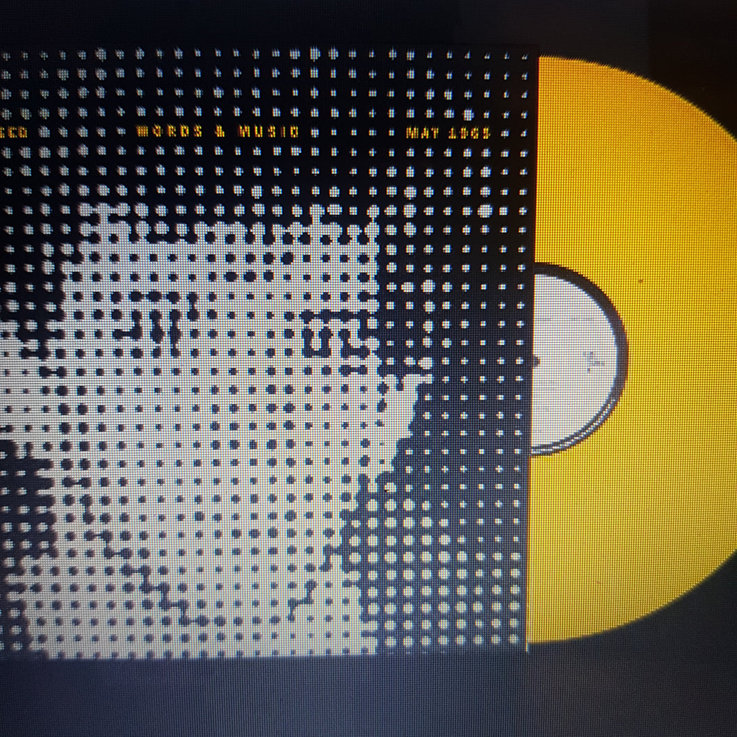 LOU REED - WORDS AND MUSIC, MAY 1965 (YELLOW COLOURED) VINYL