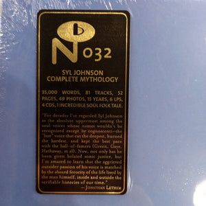SYL JOHNSON - COMPLETE MYTHOLOGY 6xLP 3xCD BOX SET