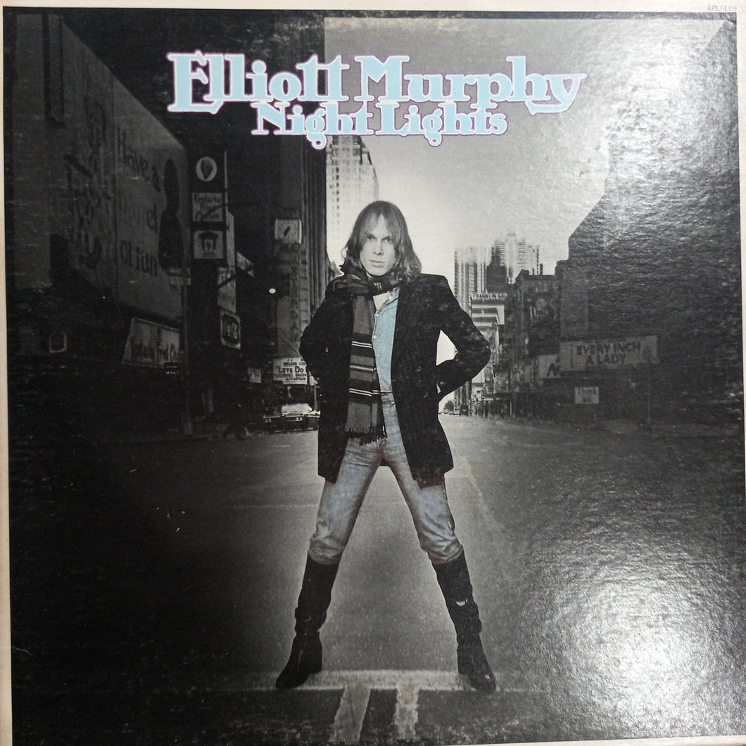 ELLIOT MURPHY - NIGHT LIGHTS (USES VINYL 1976 U.S. EX+ EX)