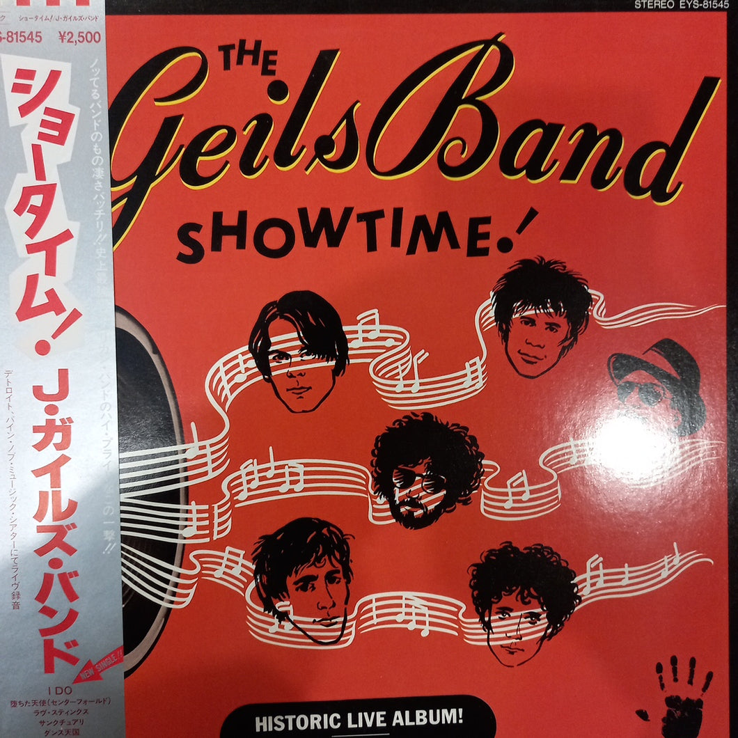 J. GEILS BAND - SHOWTIME (USED VINYL 1982 JAPAN M- M-)