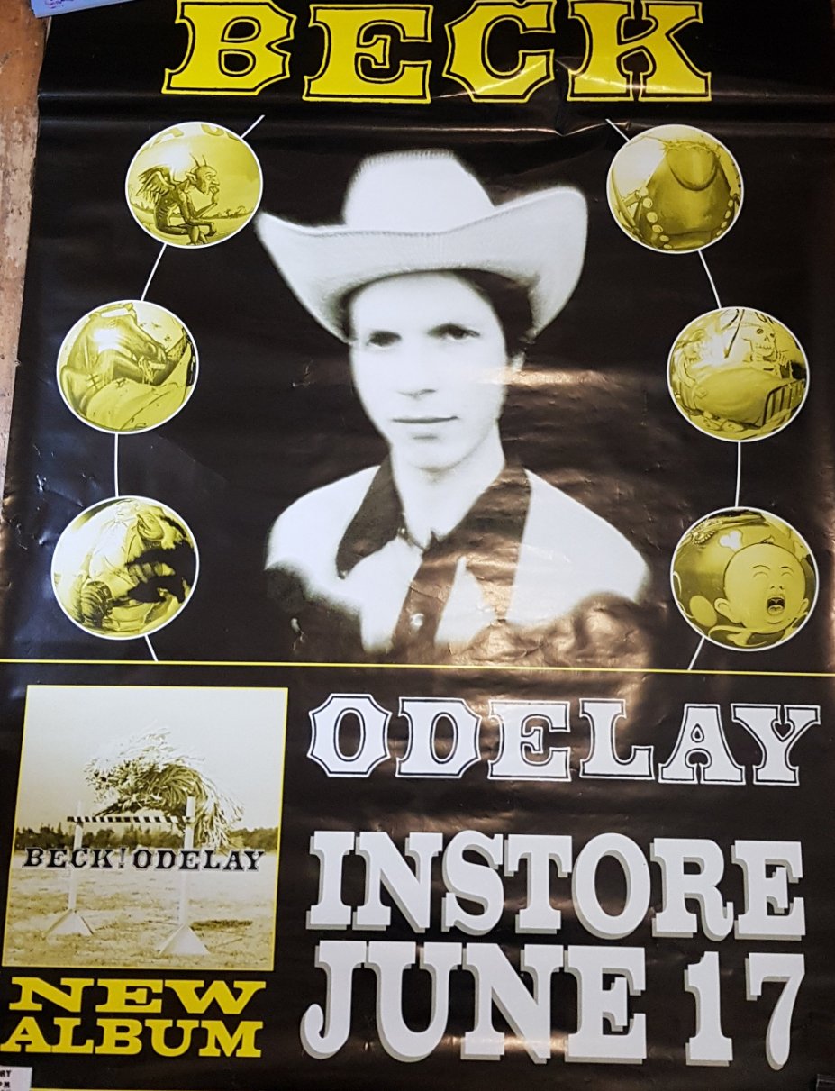BECK - ODELAY PROMO (1996 USED) POSTER