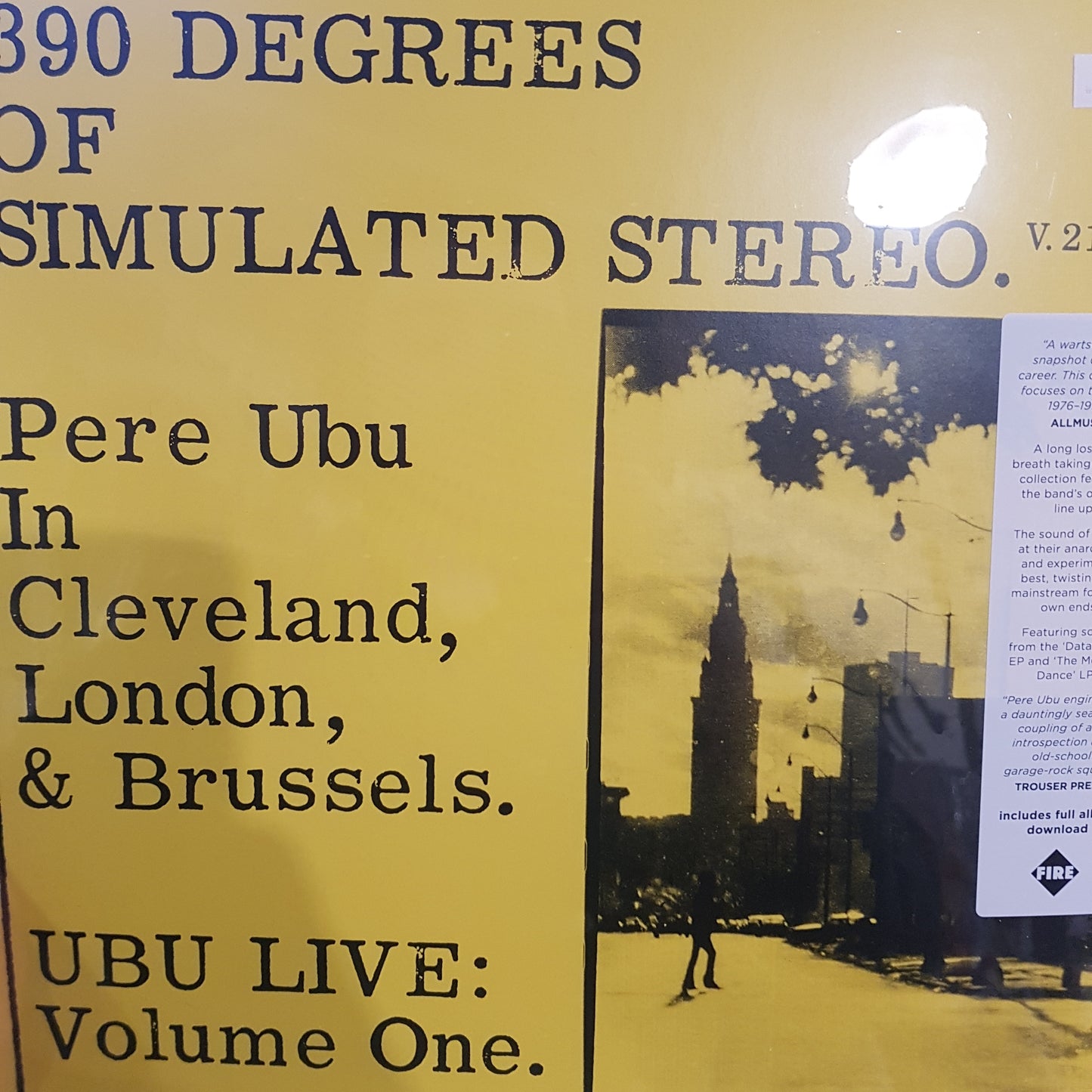 PERU UBU - 390 DEGREES OF SIMULATED STEREO VINYL
