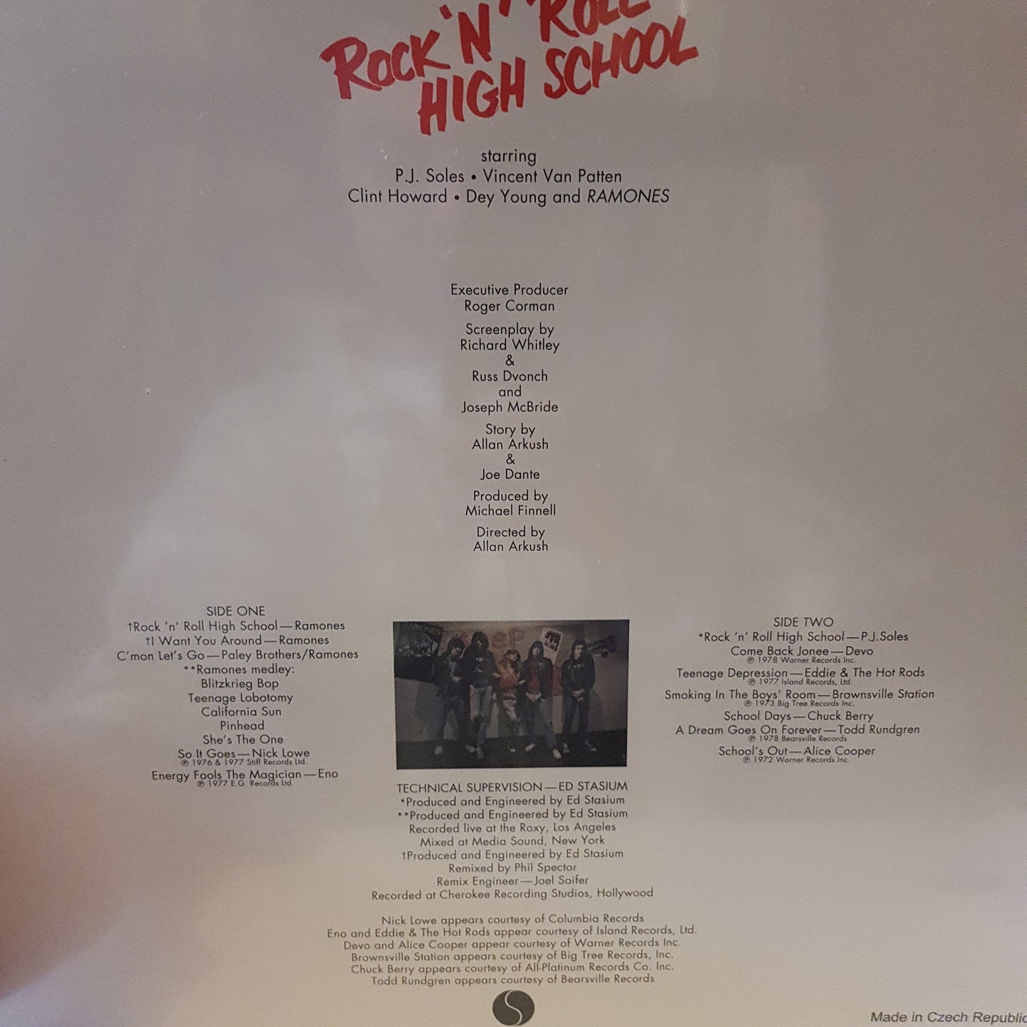 VARIOUS ARTISTS - ROCK "N" ROLL HIGHSCHOOL (ORANGE COLOURED) VINYL