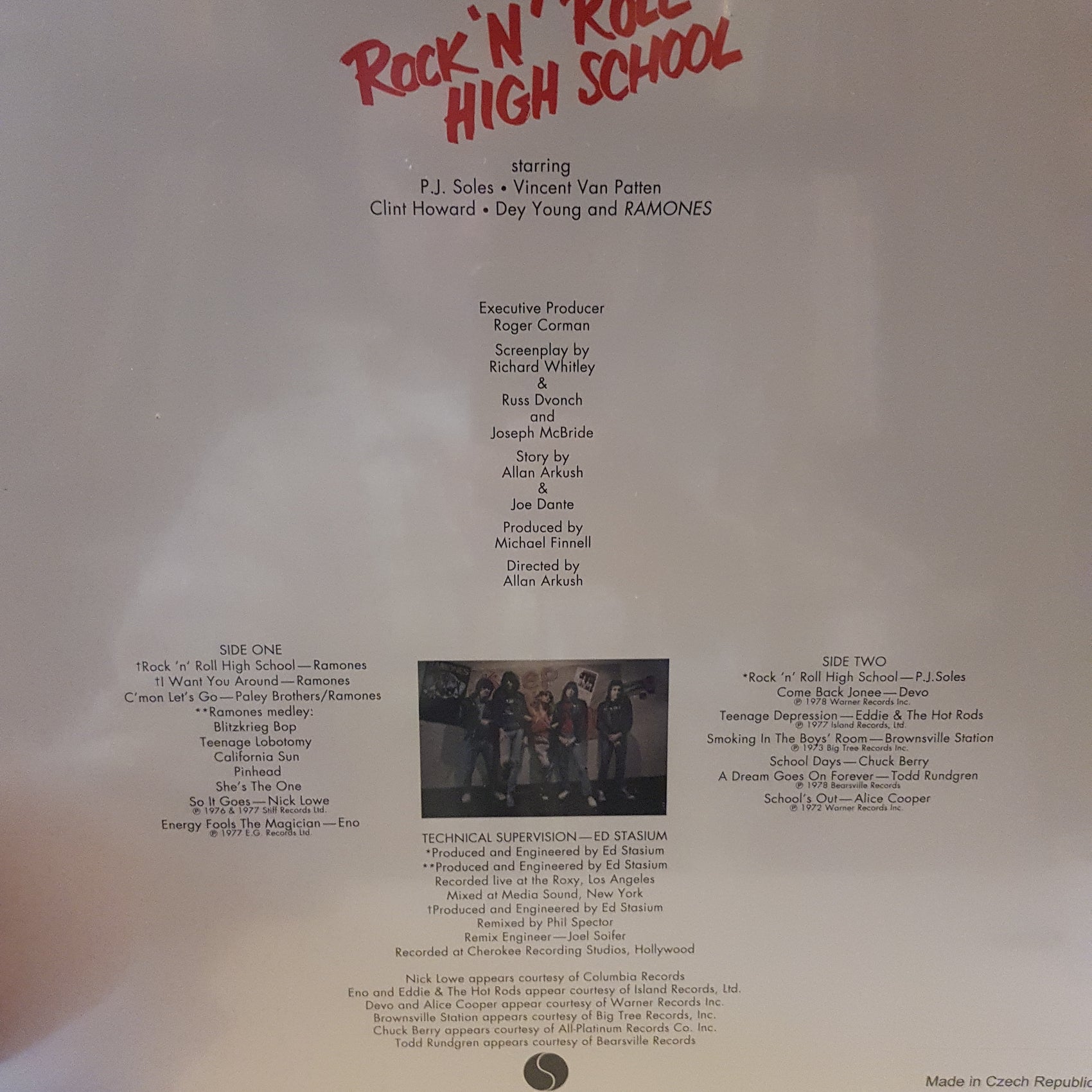 VARIOUS ARTISTS - ROCK "N" ROLL HIGHSCHOOL (ORANGE COLOURED) VINYL