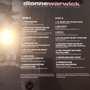 DIONNE WARWICK - HER ULTIMATE COLLECTION VINYL