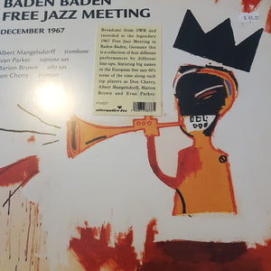 VARIOUS ARTISTS - BADEN BADEN FREE JAZZ MEETING VINYL