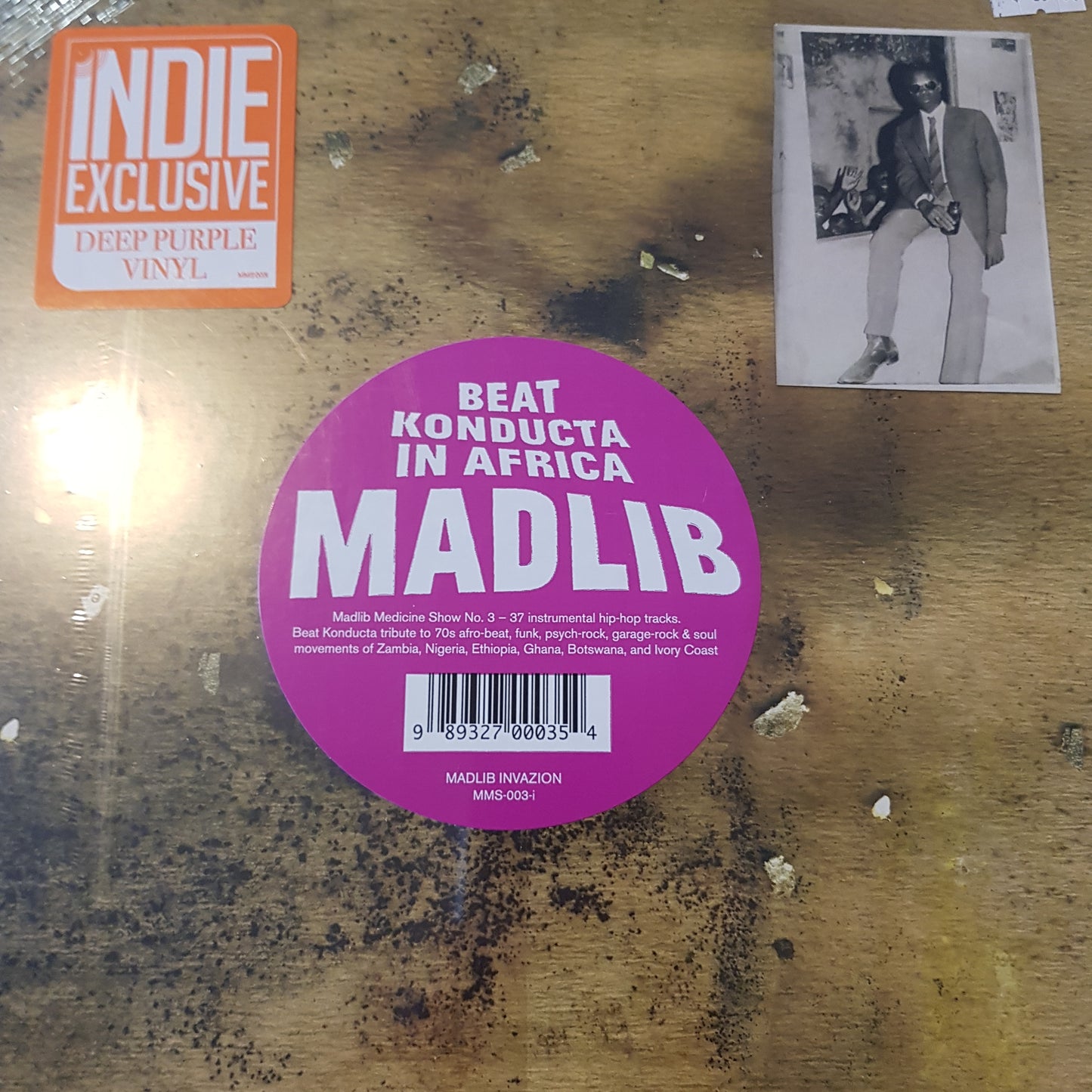MADLIB - BEAT KONDUCTA IN AFRICA (INDIE EXCLUSIVE DEEP PURPLE COLOURED) (2LP) VINYL