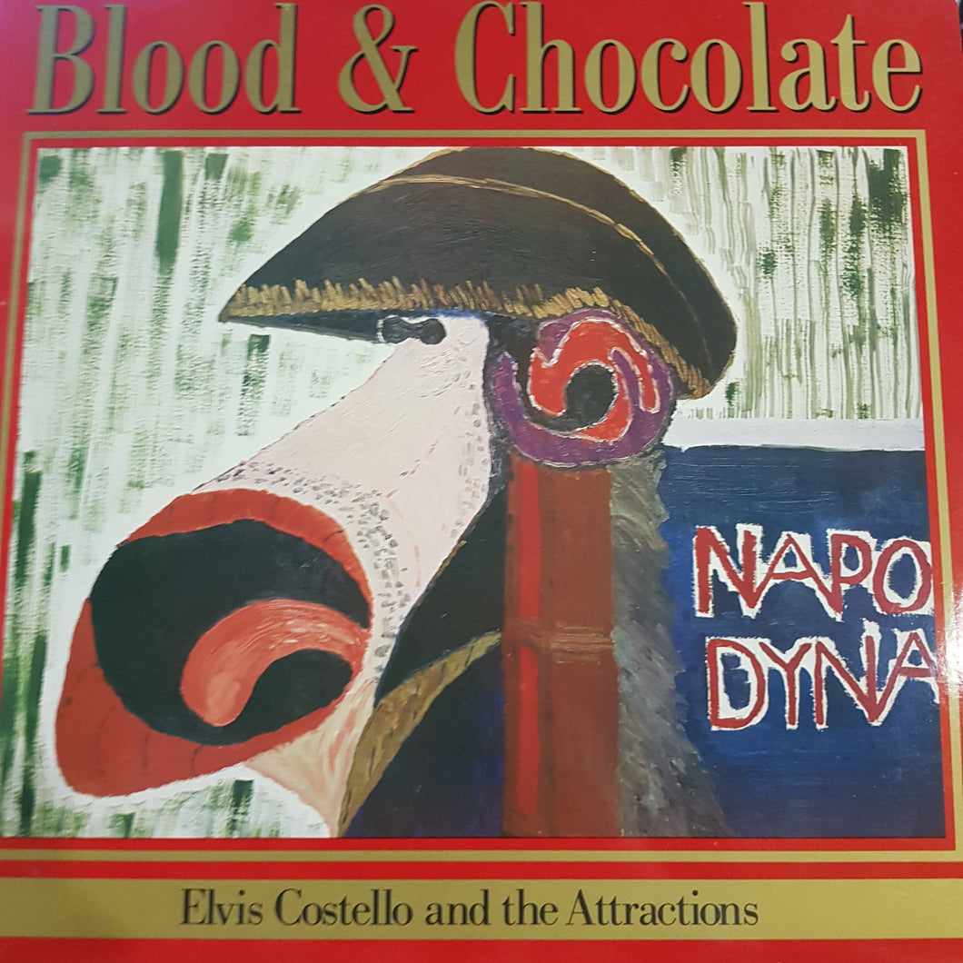 ELVIS COSTELLO - BLOOD AND CHOCOLATE (USED VINYL 1986 UK M-/M-)