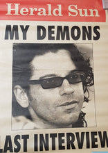 Load image into Gallery viewer, MICHAEL HUTCHENCE - HERALD SUN NEWSPAPER  (1997 USED) 2 X POSTER
