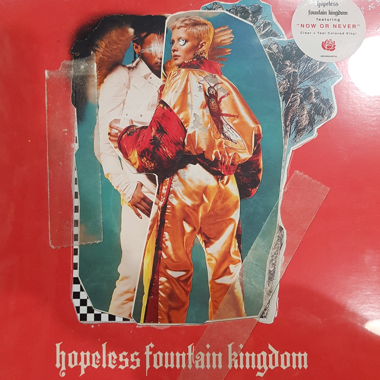 HALSEY - HOPELESS FOUNDATION KINGDOM (CLEAR AND TEAL COLOURED) VINYL