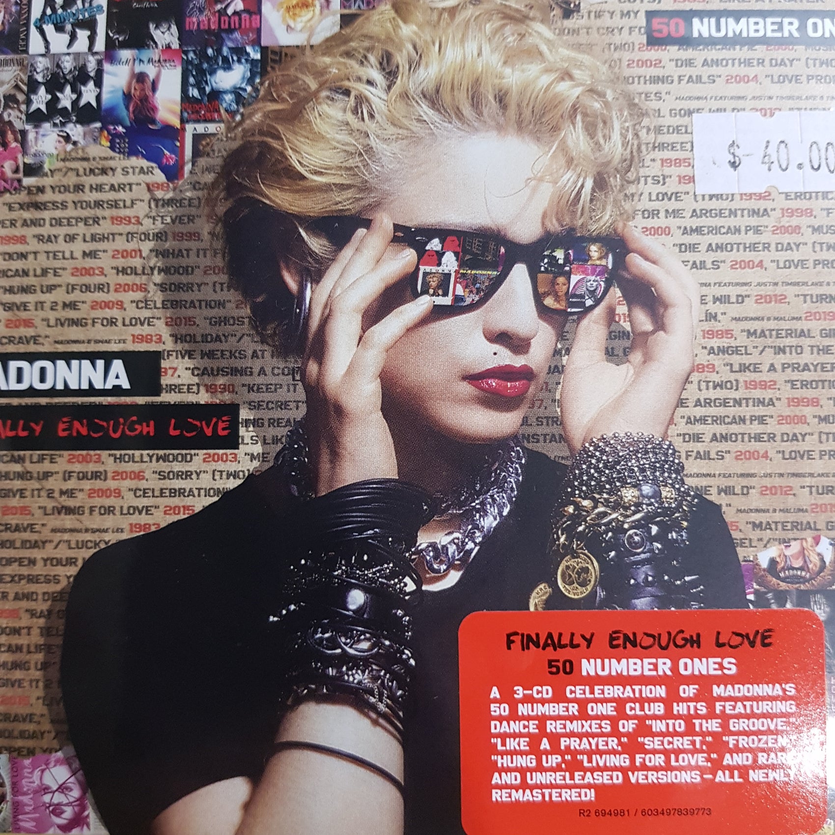 MADONNA - FINALLY ENOUGH LOVE (3CD)