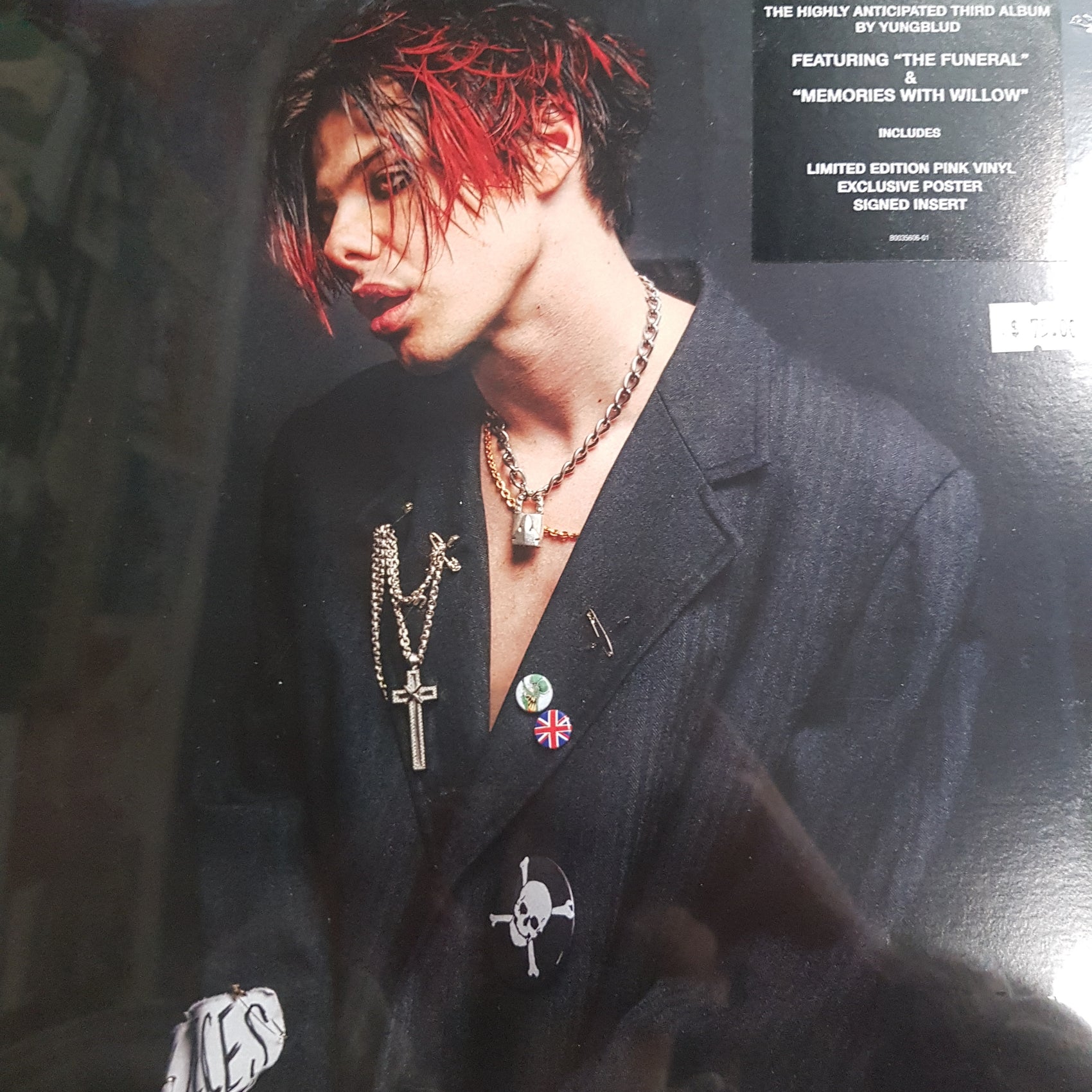 YUNGBLUD - SELF TITLED (SIGNED INSERT) (PINK COLOURED) VINYL