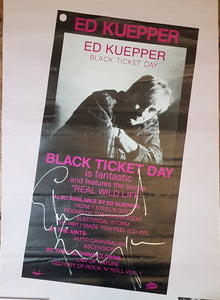 ED KUEPPER - BLACK TICKET DAY PROMO (SIGNED) (1992 USED VINYL 1988 AUS EX+/EX-)