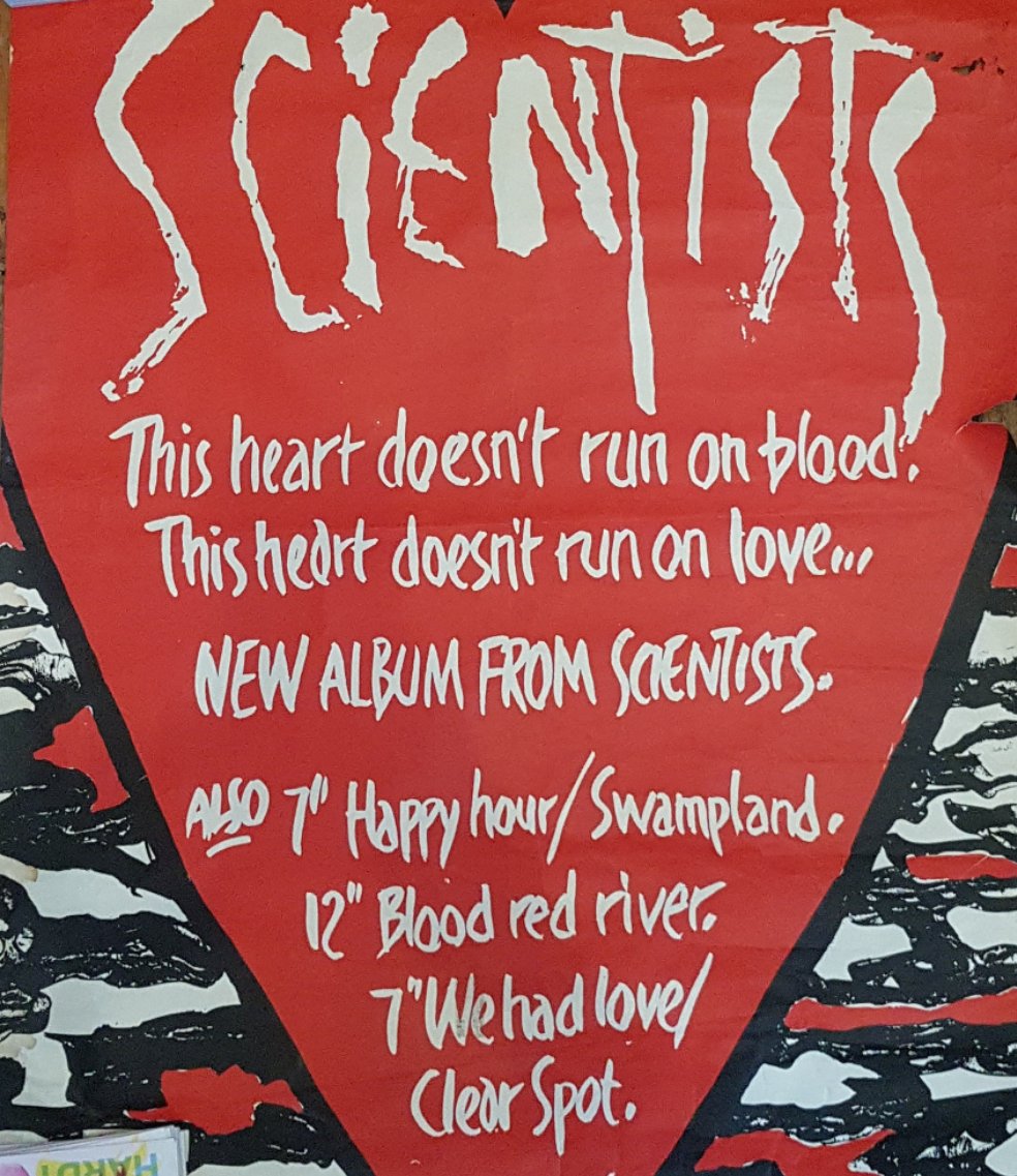 SCIENTISTS - THIS HEART AU GO GO (1984 USED) POSTER