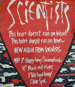 SCIENTISTS - THIS HEART AU GO GO (1984 USED) POSTER