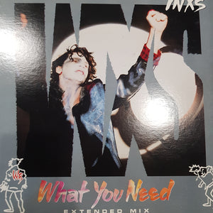 INXS - WHAT YOU NEED (12") (USED VINYL 1985 CANADIAN M-/EX+)