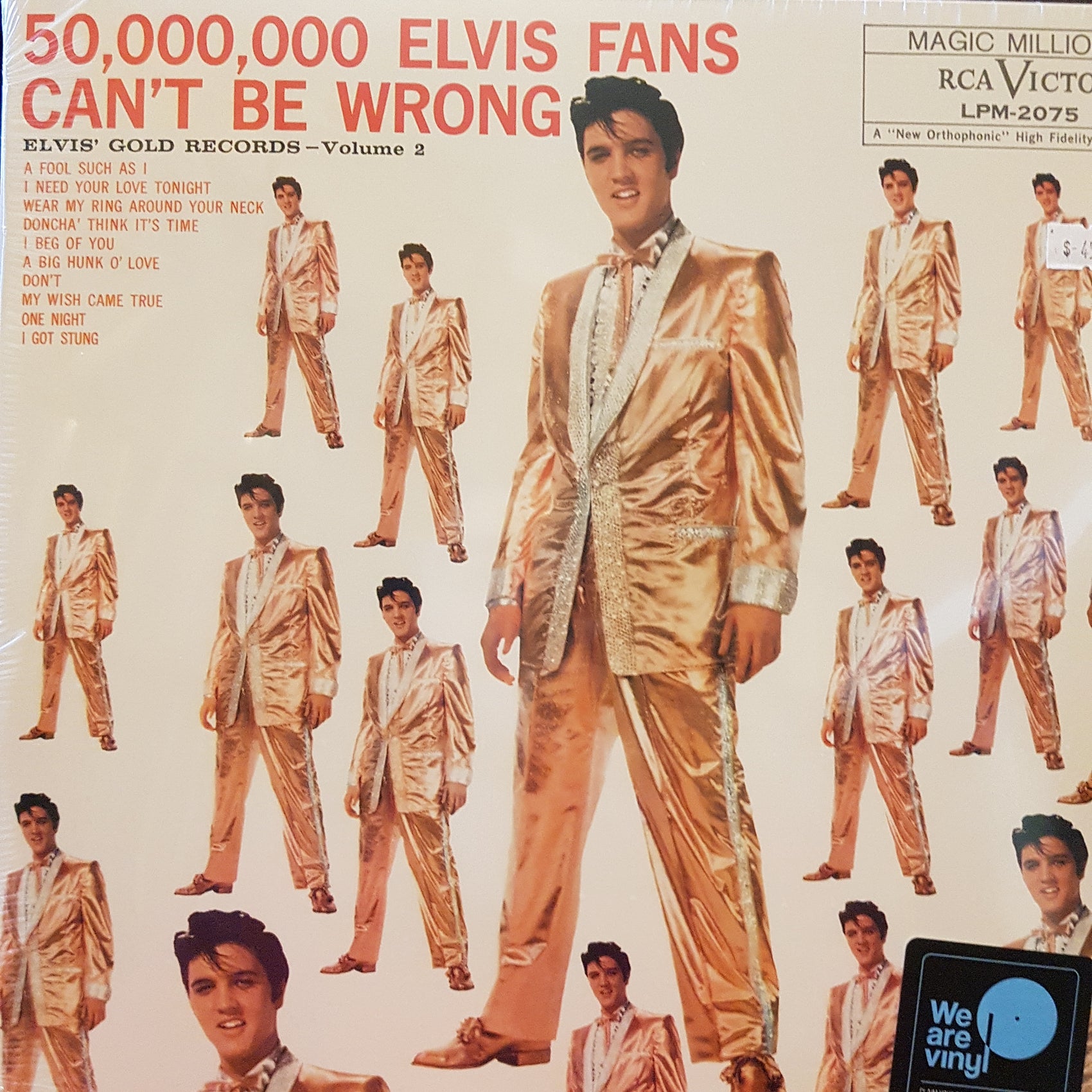 ELVIS PRESLEY - 50000000 ELVIS FANS CANT BE WRONG VINYL