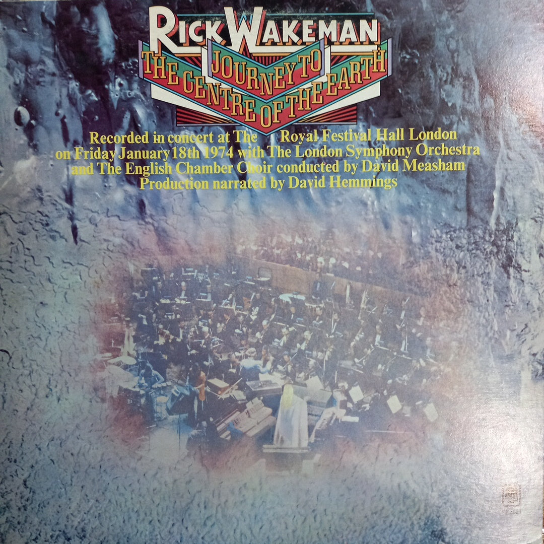 RICK WAKEMAN - JOURNEY TO THE CENTRE OF THE EARTH (USED VINTL 1974 CANADA EX+ EX+)
