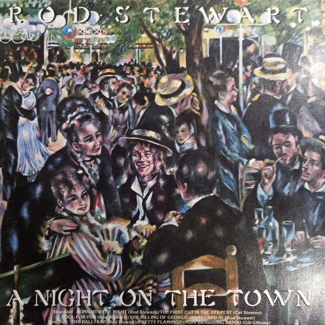 ROD STEWART - A NIGHT ON THE TOWN (USED VINYL 1976 CANADA M- EX+)