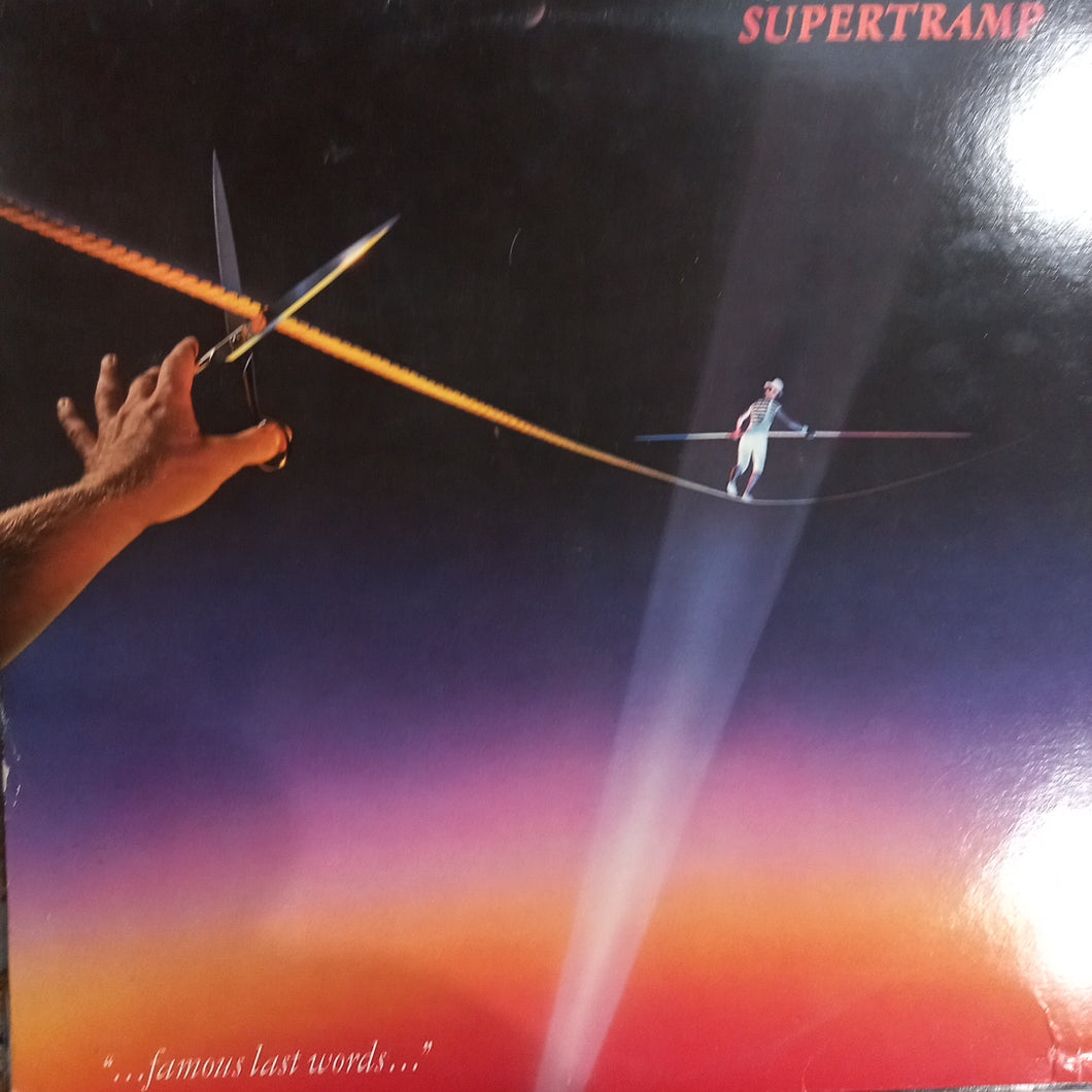SUPERTRAMP - ...FAMOUS LAST WORDS (USED VINYL 1982 CANADA EX+ EX)