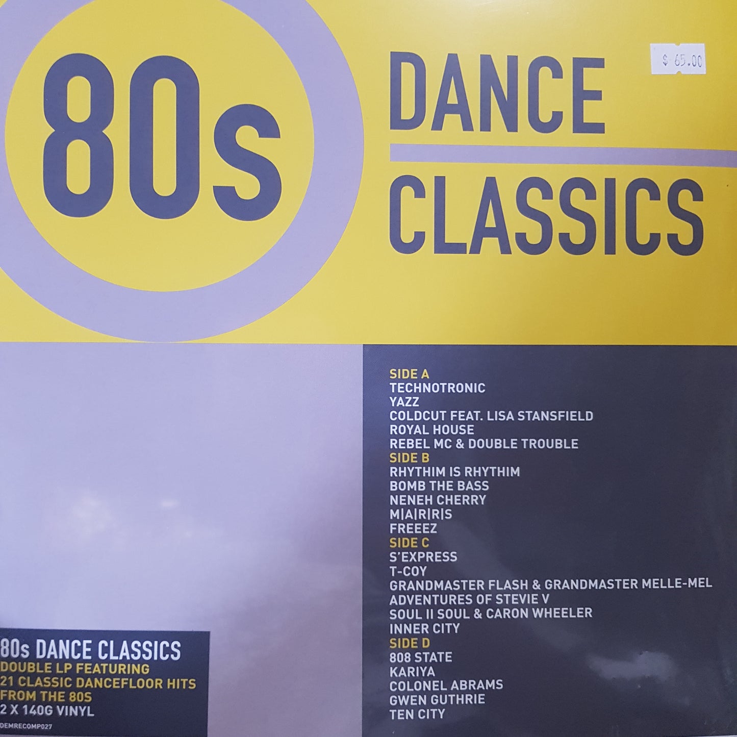 VARIOUS ARTISTS - 80S DANCE CLASSICS (2LP) VINYL