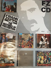 Load image into Gallery viewer, FRANK ZAPPA - RYKO ON CD CANADIAN PROMO (1980s USED) POSTER
