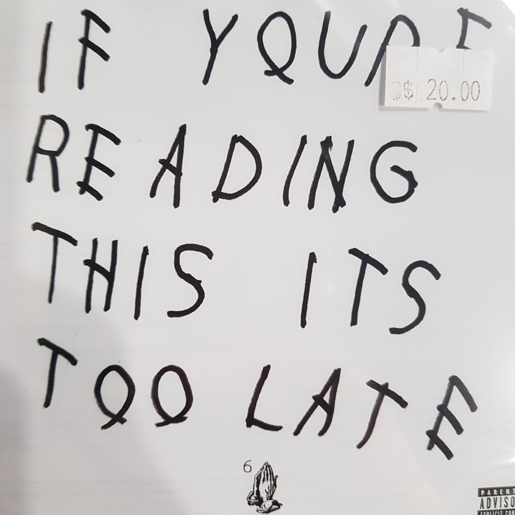 DRAKE - IF YOURE READING THIS ITS TOO LATE CD