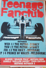 Load image into Gallery viewer, TEENAGE FANCLUB - GRAND PRIX AUSTRALIAN TOUR (1995 USED) POSTER
