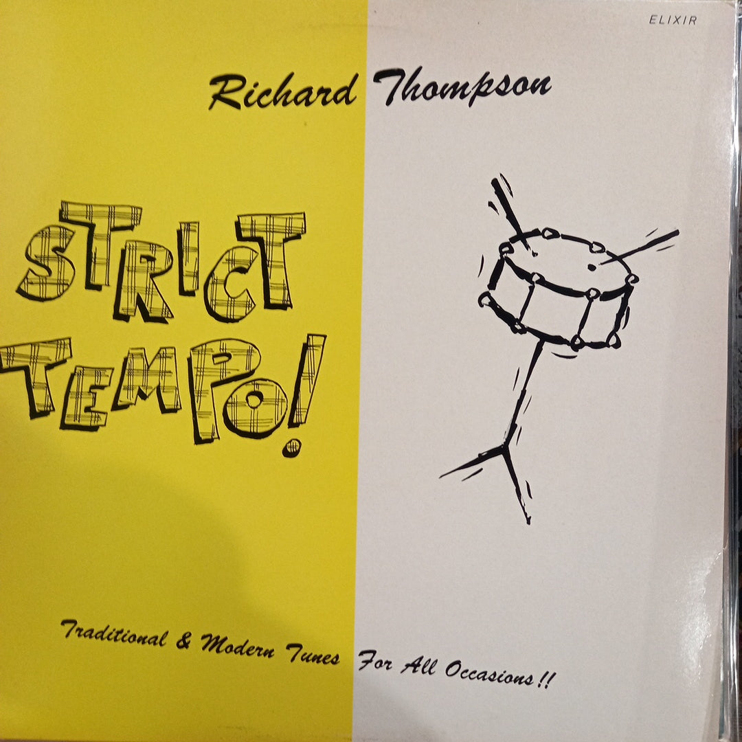 RICHARD THOMPSON - STRICT TEMPO (USED VINYL 1982 U.K. M- EX+)