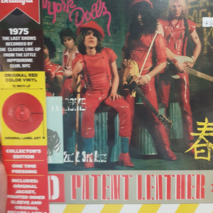 NEW YORK DOLLS - RED PATENT LEATHER (RED COLOURED) VINYL