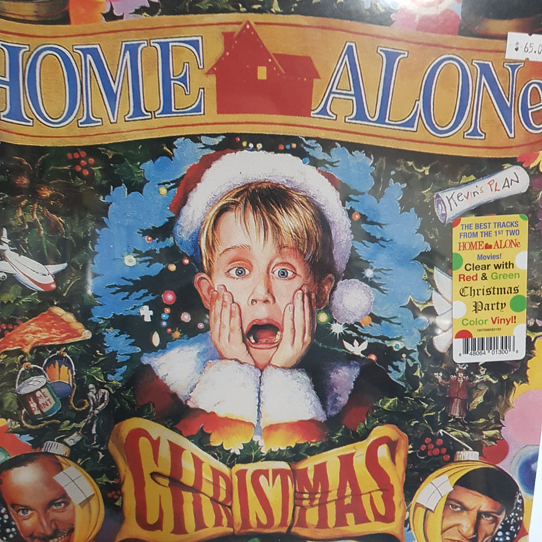 VARIOUS - HOME ALONE CHRISTMAS (RED AND GREEN COLOURED) VINYL