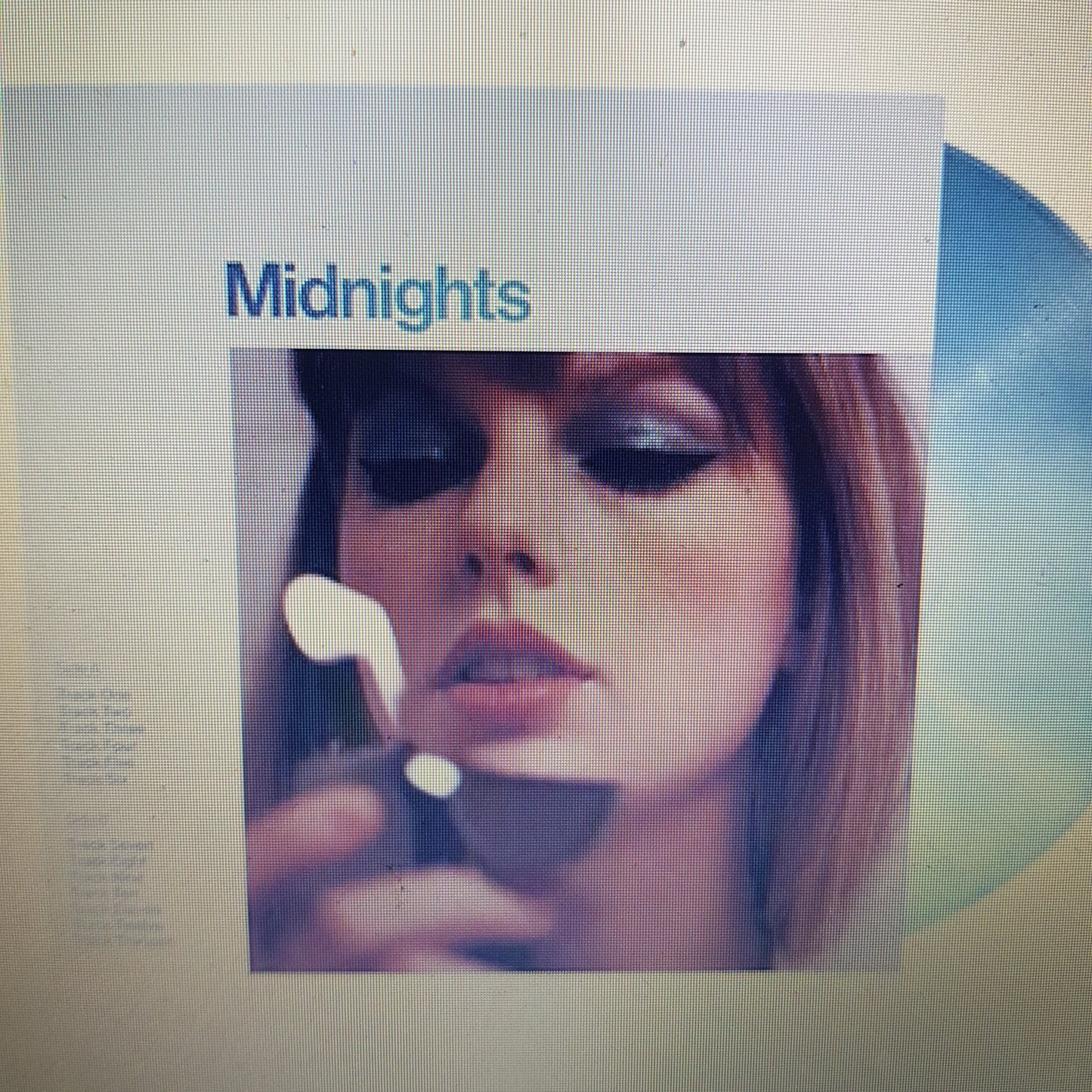 TAYLOR SWIFT - MIDNIGHTS (MOONSTONE BLUE COLOURED) VINYL
