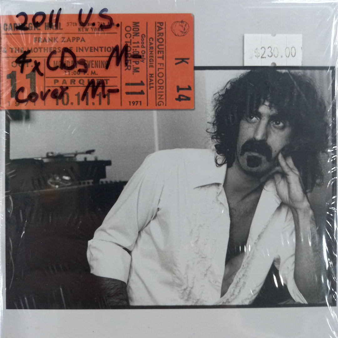FRANK ZAPPA - CARNEGIE HALL (4CD SET) (USED CD 2011 US M-/M-)