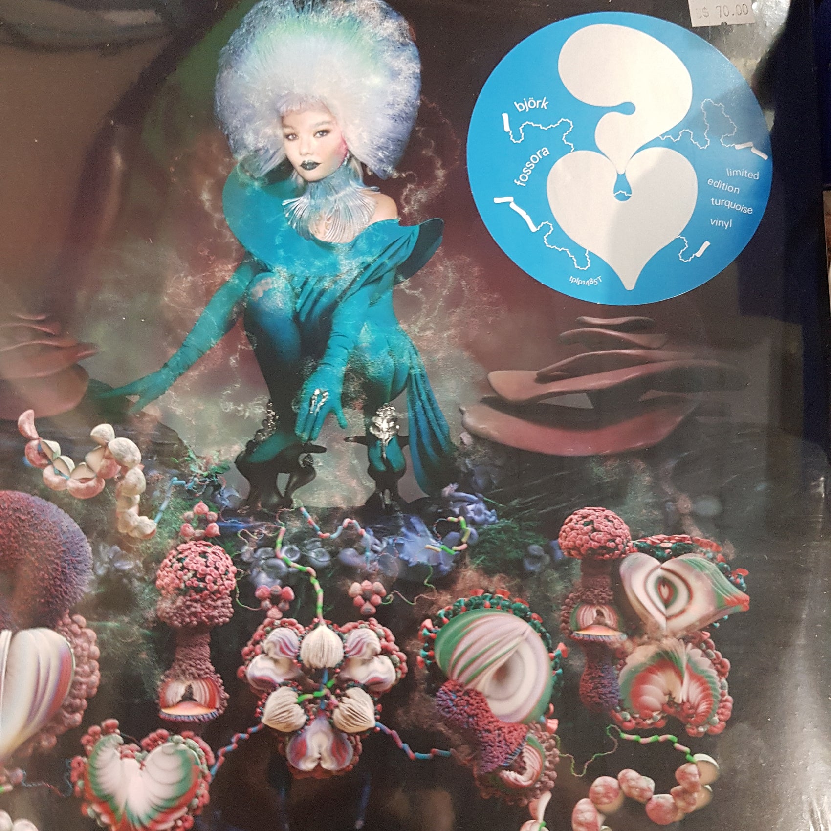 BJÖRK - FOSSORA (TURQUOISE COLOURED) (2LP) VINYL
