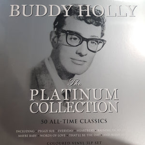 BUDDY HOLLY - THE PLATINUM COLLECTION (WHITE COLOURED 3LP) VINYL