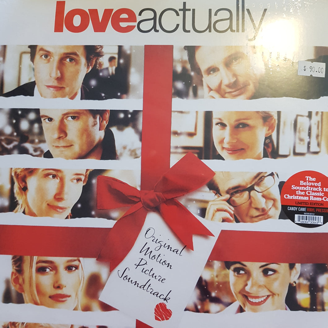 VARIOUS ARTISTS - LOVE ACTUALLY ORIGINAL SOUNDTRACK (CANDY CANE COLOURED) (2LP VINYL