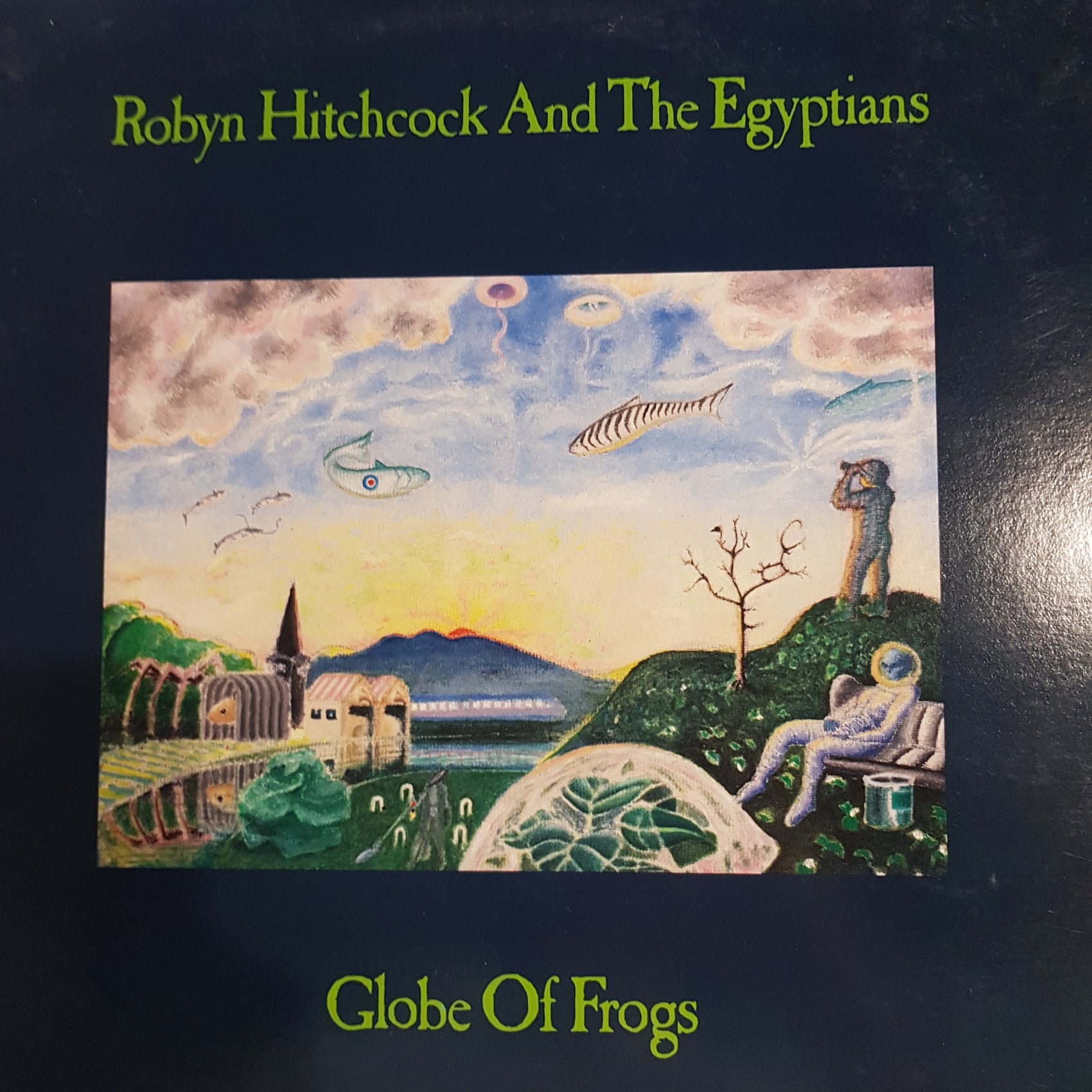 ROBYN HITCHCOCK AND THE EGYPTIANS - GLOBE OF FROGS (USED VINYL 1988 US M-/EX+)