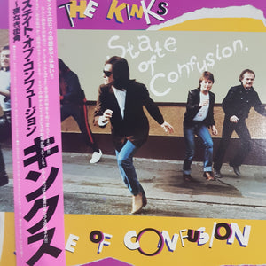 KINKS - STATE OF CONFUSION (USED VINYL 1983 JAPANESE M- M-)