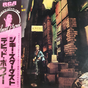 DAVID BOWIE - THE RISE AND FALL OF ZIGGY STARDUST (USED VINYL 1976 JAPANESE M-/EX+)