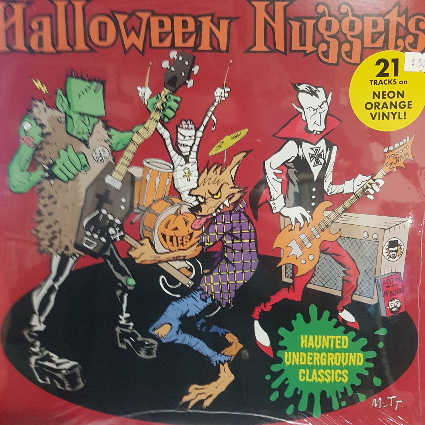VARIOUS ARTISTS - HALLOWEEN NUGGETS (ORANGE COLOURED) VINYL