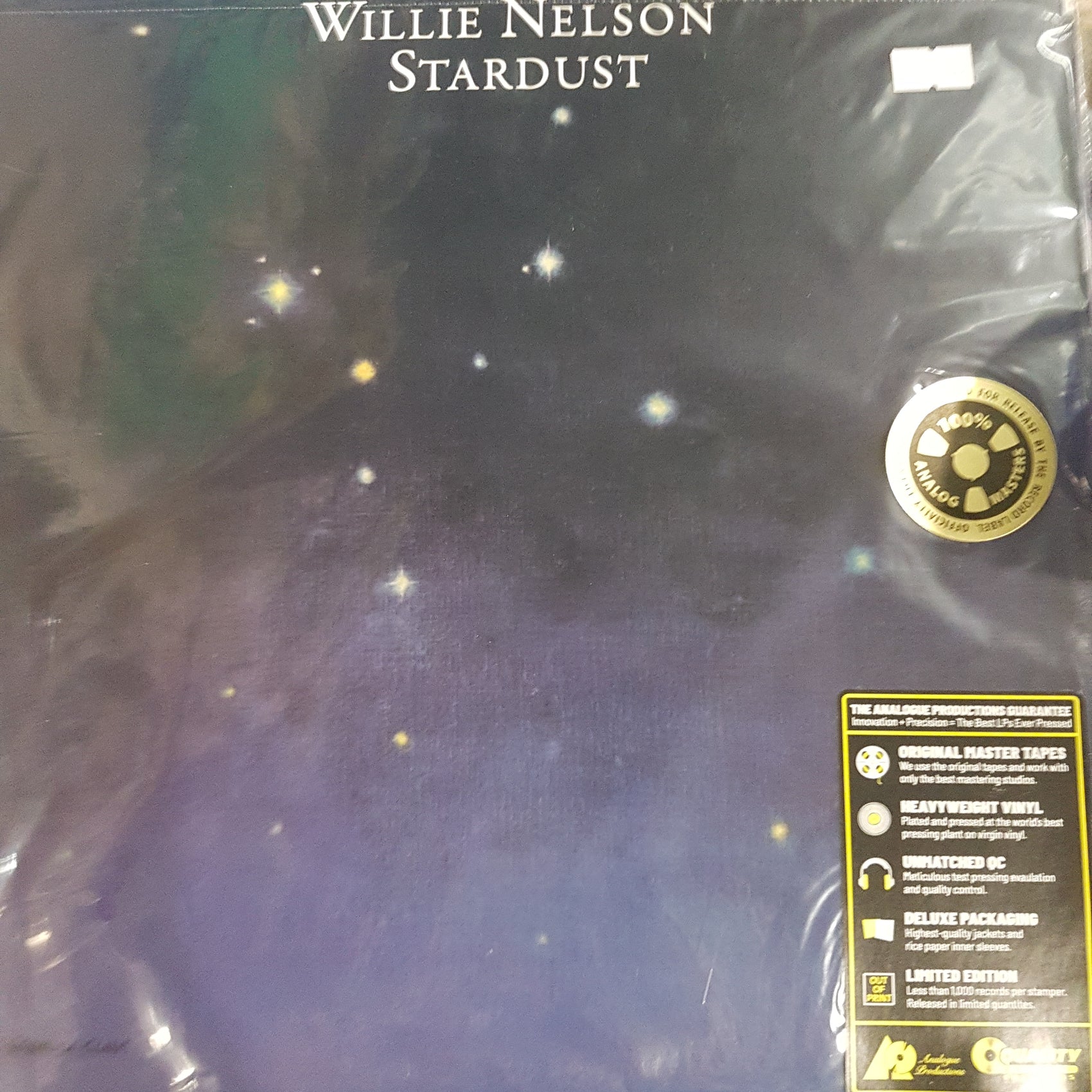 WILLIE NELSON - STARDUST (ANALOGUE PRODUCTIONS) VINYL