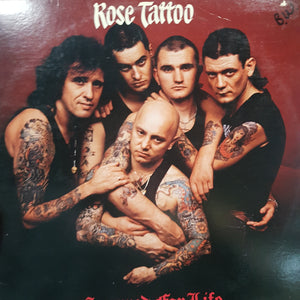 ROSE TATTOO - SCARRED FOR LIFE (USED VINYL 1982 AUS EX+/EX+)