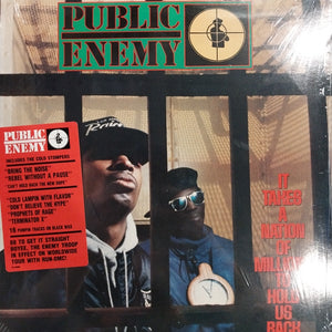 PUBLIC ENEMY - IT TAKES A NATION OF MILLIONS TO HOLD US BACK (USED VINYL 1988 U.S. M- EX+)