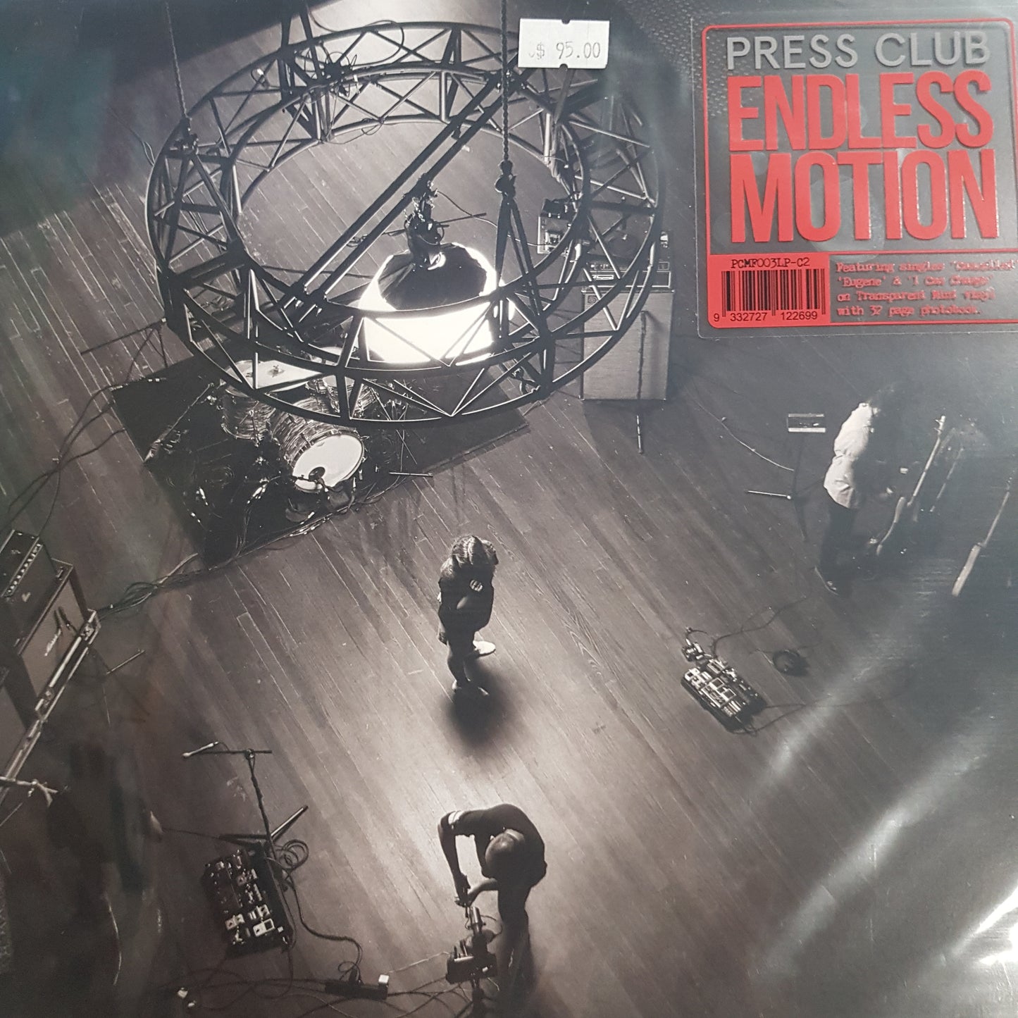 PRESS CLUB - ENDLESS MOTION (TRANSPARENT MINT COLOURED + BOOKLET) VINYL