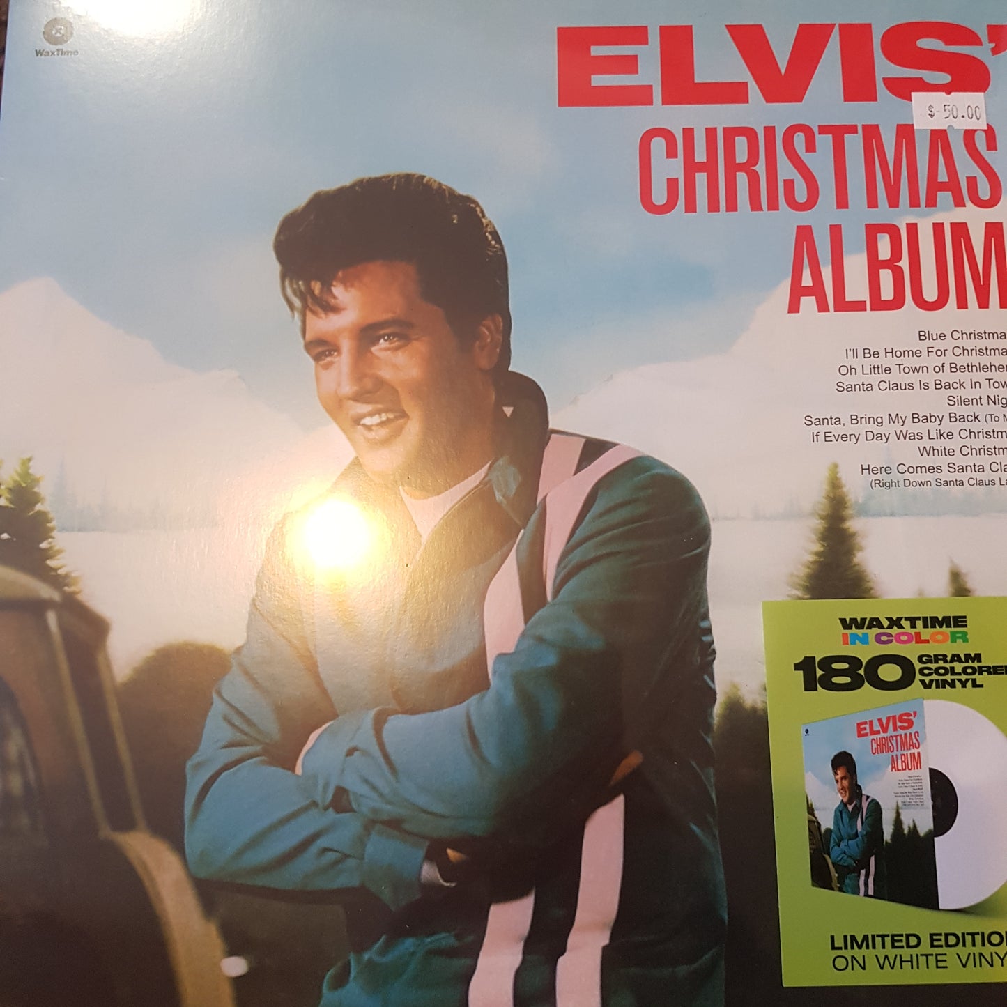 ELVIS PRESLEY - CHRISTMAS ALBUM (WHITE COLOURED) VINYL